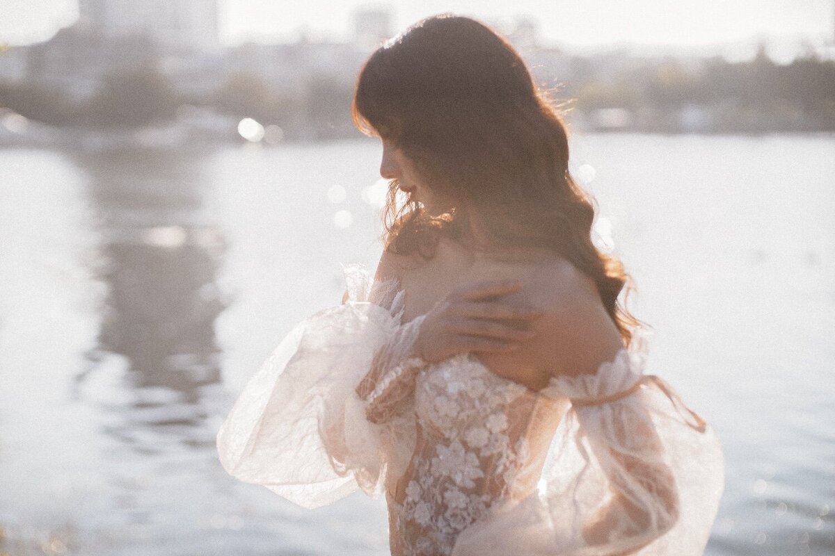 Destination wedding photoshoot, Ricca Sposa Couture dress.