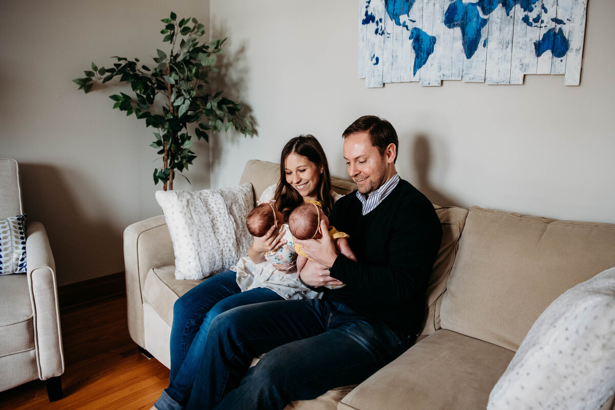 Arlington Heights Lifestyle Newborn Photographer- Kate and Sophie-9