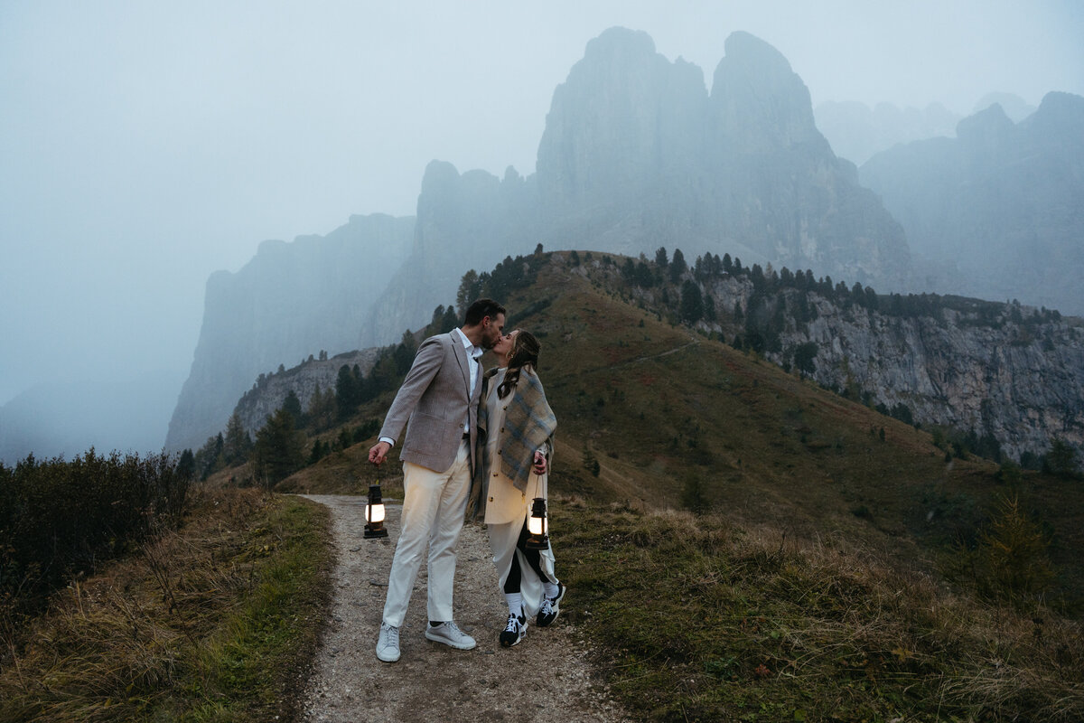 Passo Gardena Elopement -22
