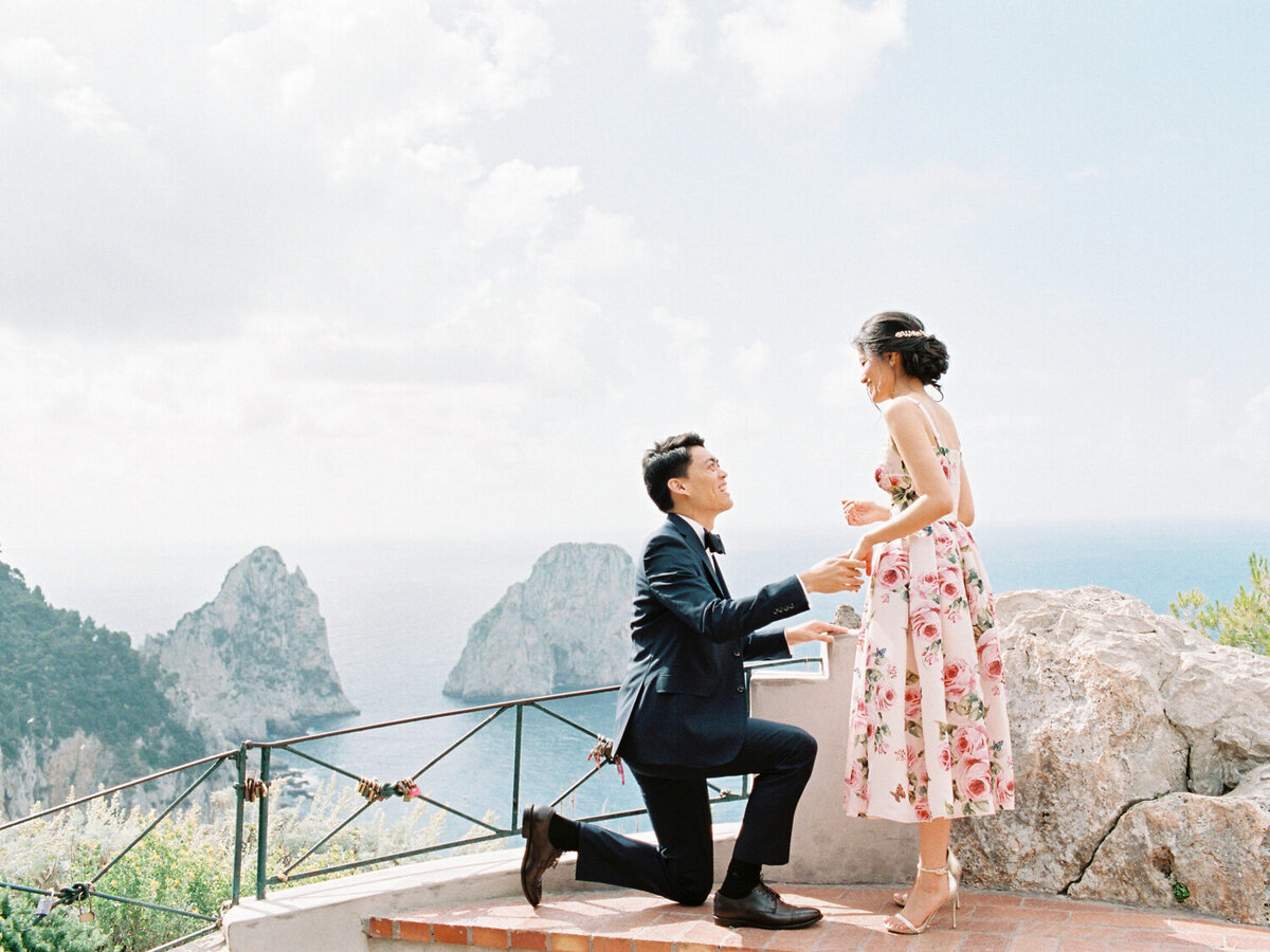 Wedding Proposal in Capri