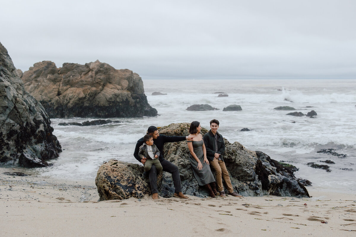 A beautiful family photoshoot in Bodega Bay California