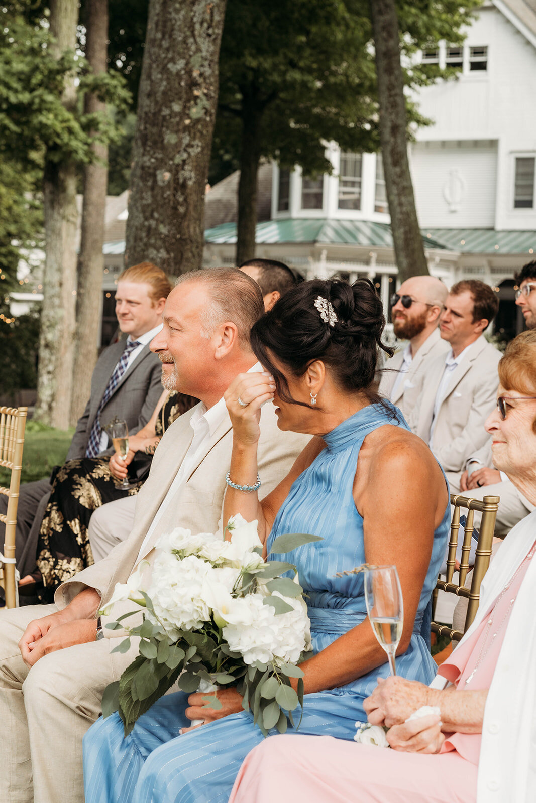 Red Pine Point Indian River Michigan Intimate Wedding Ceremony K. E. Rogers Photography-110