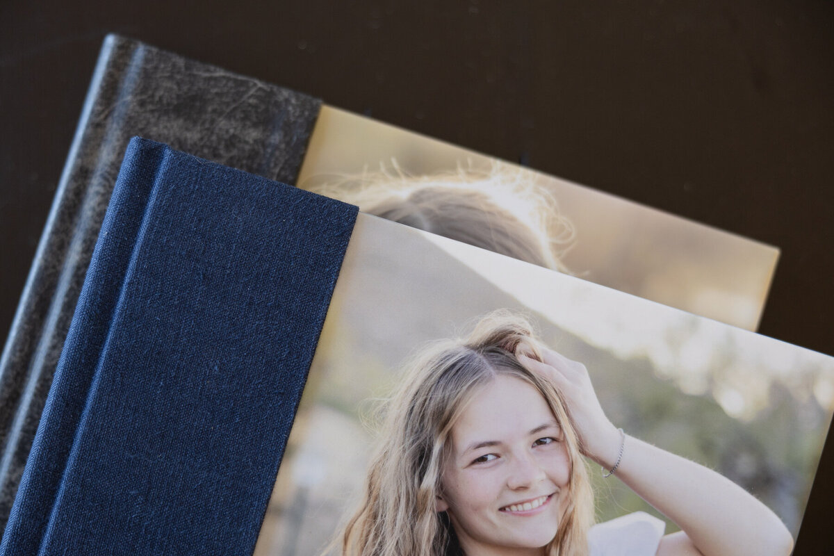 custom cover options and colors for senior albums