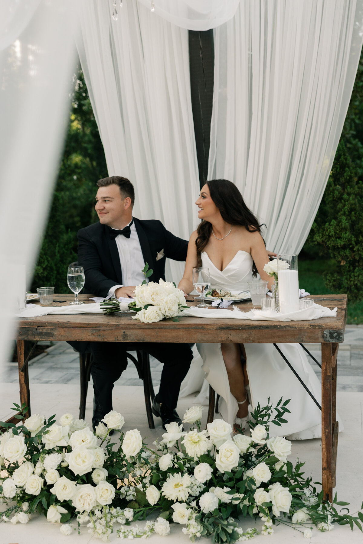 candids during reception at La Casa Toscana Wedding Venue Fort Myers Florida