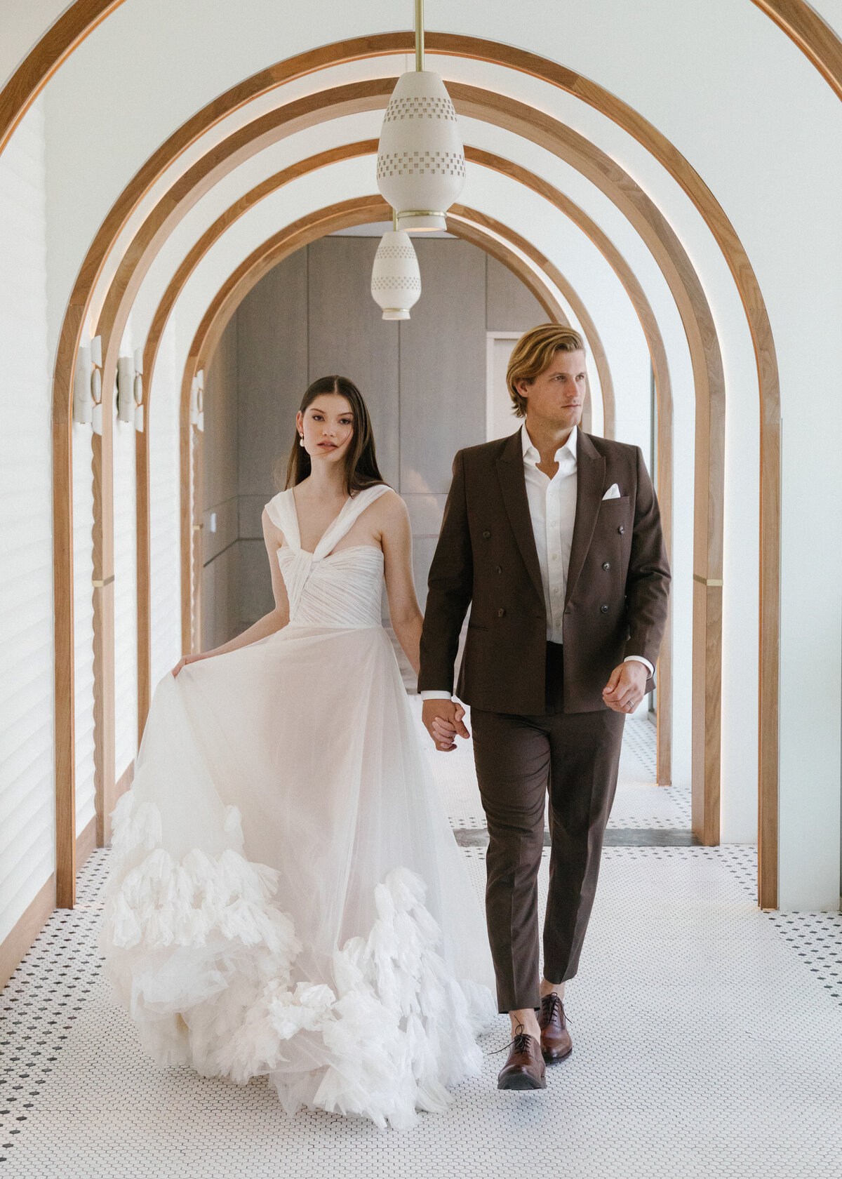 St. Regis x Engaged Magazine - Arch Hallway - Longboat Key, Florida - Chrissy O'Neill & Co. - South Florida Wedding Photographer-30
