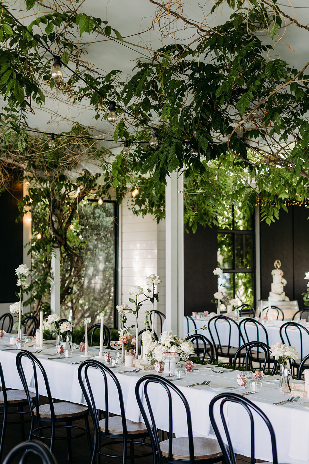 Wedding reception styling at Brindabella Hills Winery