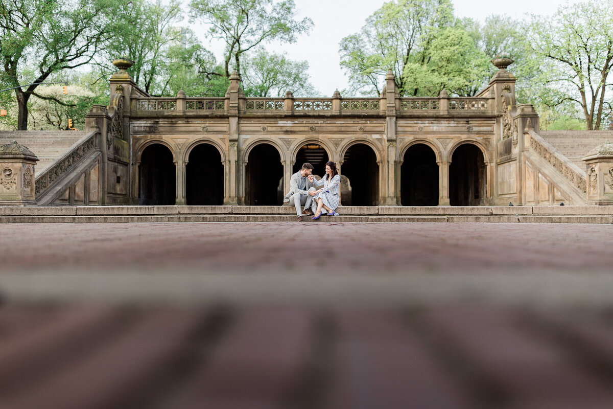 new york central park engagement session