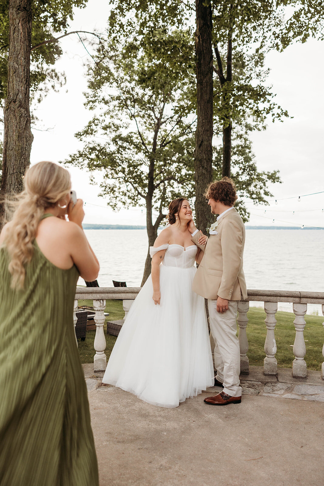 Red Pine Point Indian River Michigan Intimate Wedding Reception K. E. Rogers Photography-30