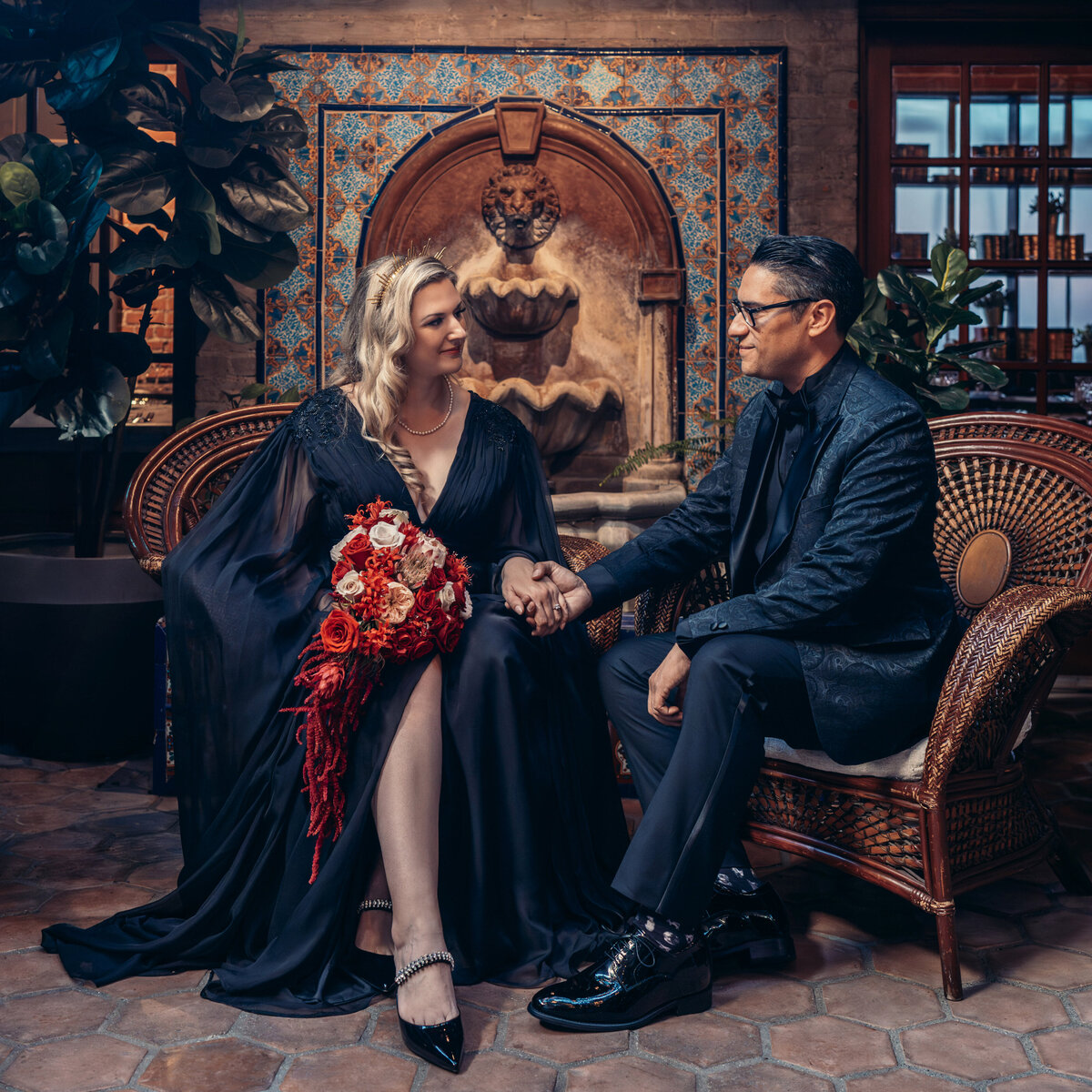 Wedding at Carondelet House, Los Angeles