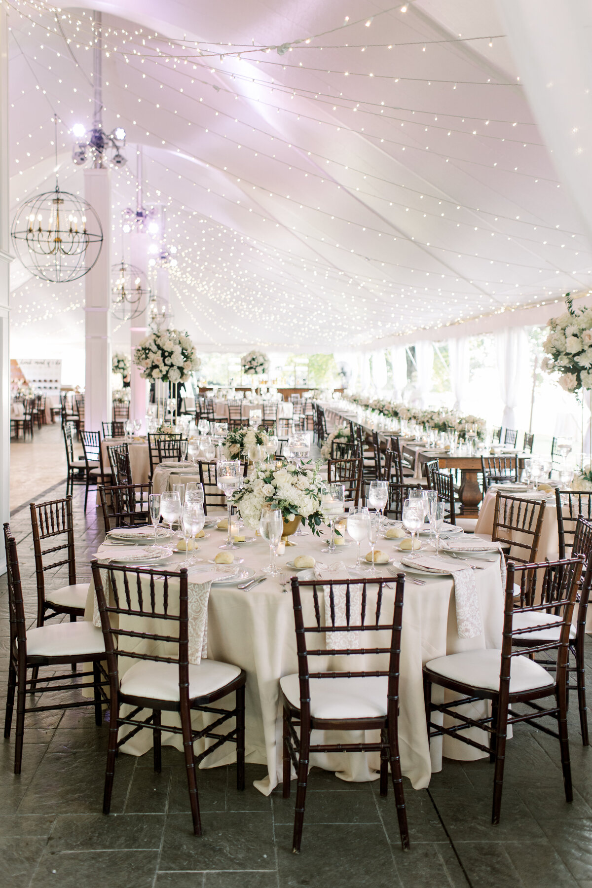 Blithewold Mansion Romantic and Timeless Summer Tented Wedding