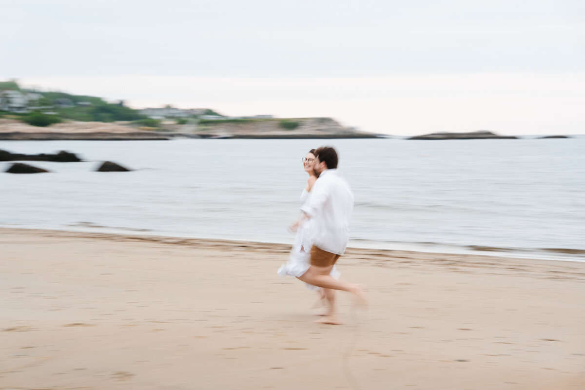 Rockport, MA summer engagement photos