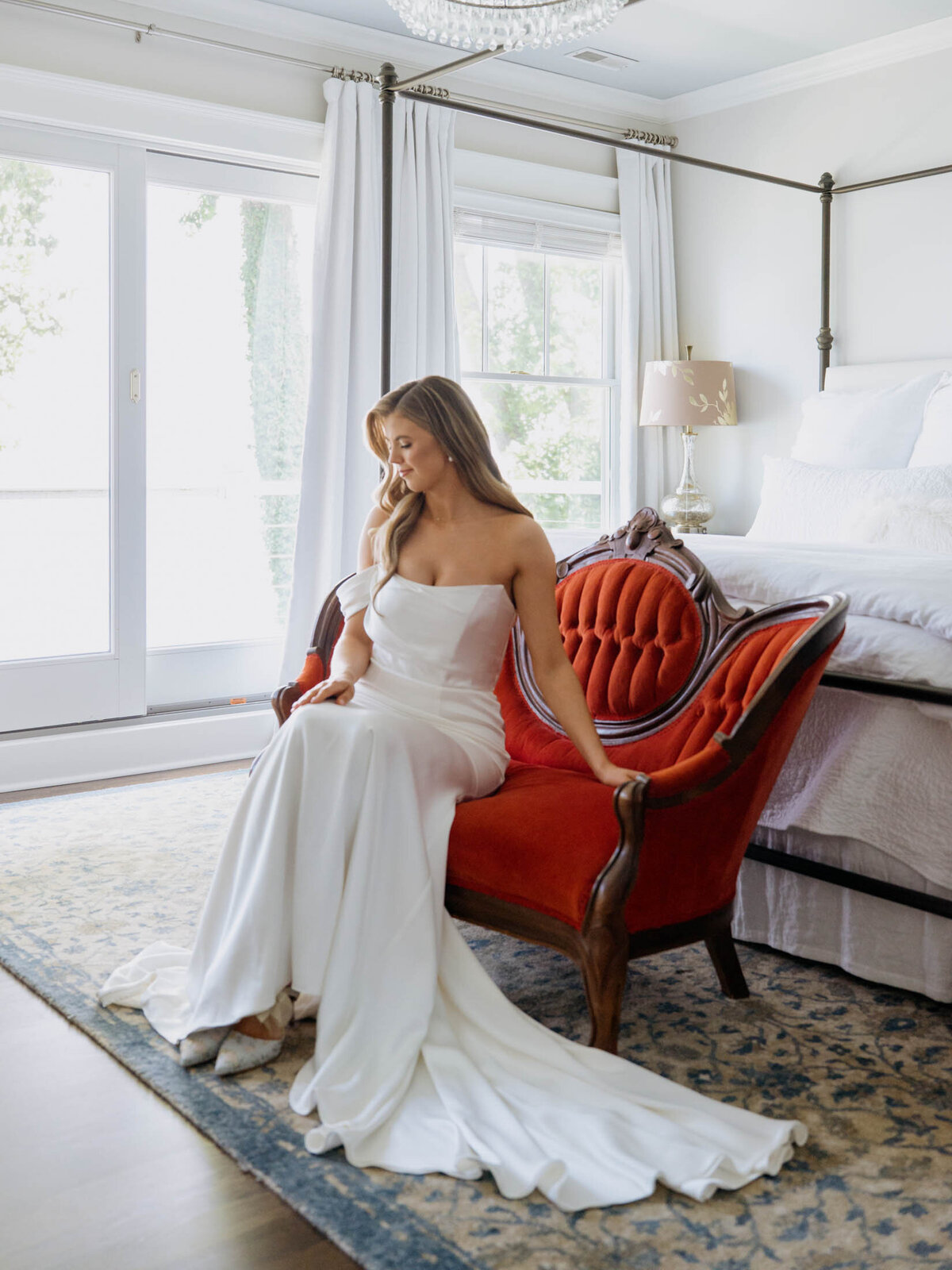 Bride getting ready for her Cleveland wedding