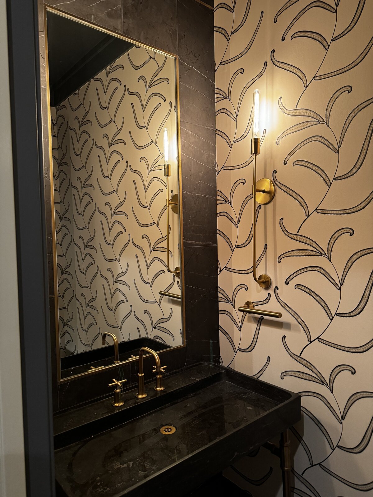 Half Bath Wallpaper