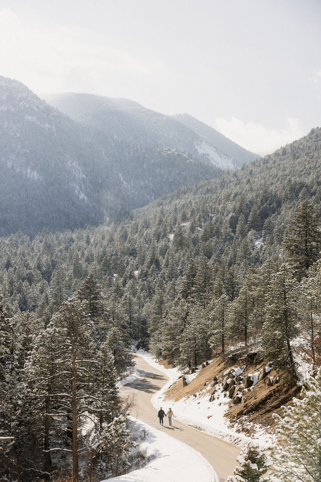 Winter Snowy Session in Colorado