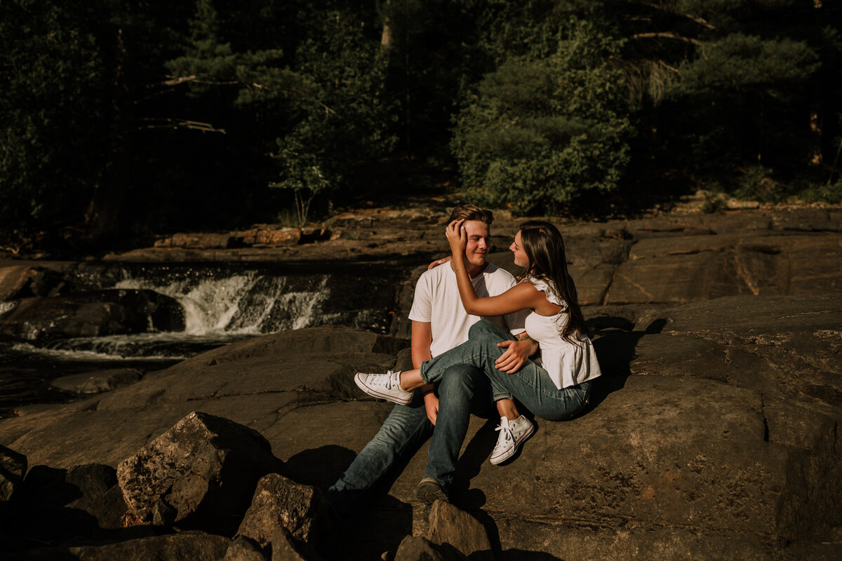 cristina-james-engagement-muskoka-falls-summer-2
