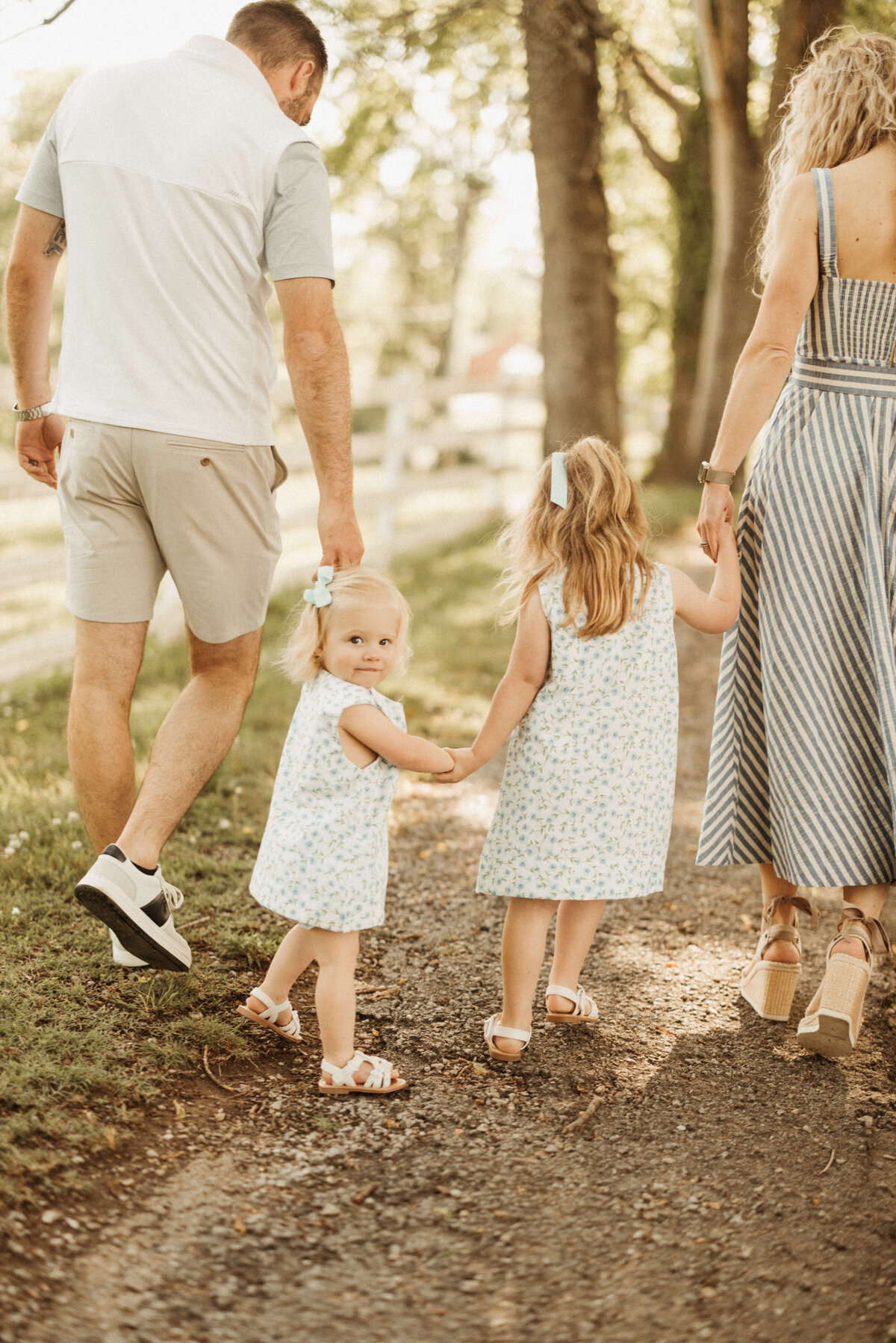 Family enjoying quiet morning together in Nashville Tennessee home during lifestyle session