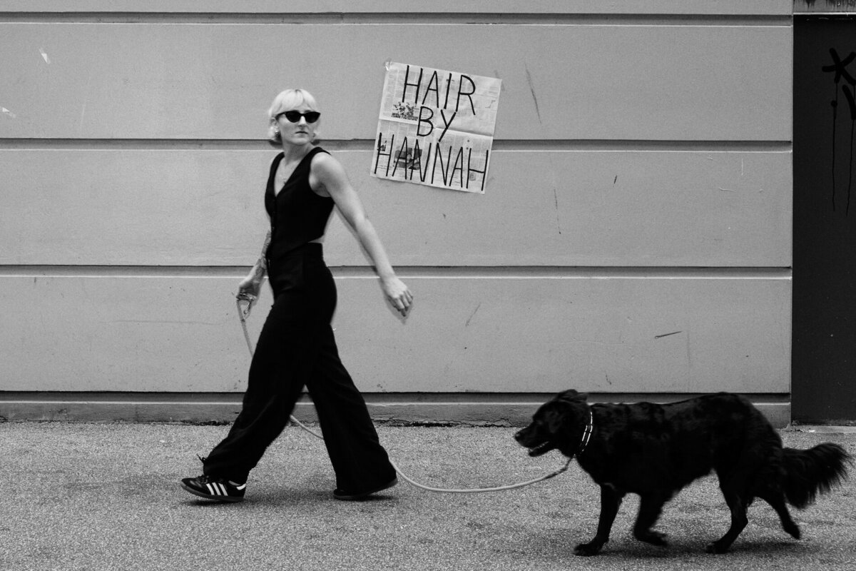 Vancouver hairstylist Hannah Hewitt, intuitive haircut artist specializing in effortless, lived-in shapes.