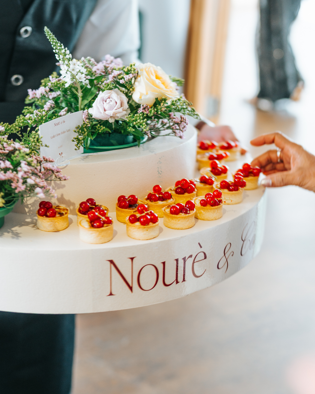 Event food styling and catering setup in London by Nouré & Co