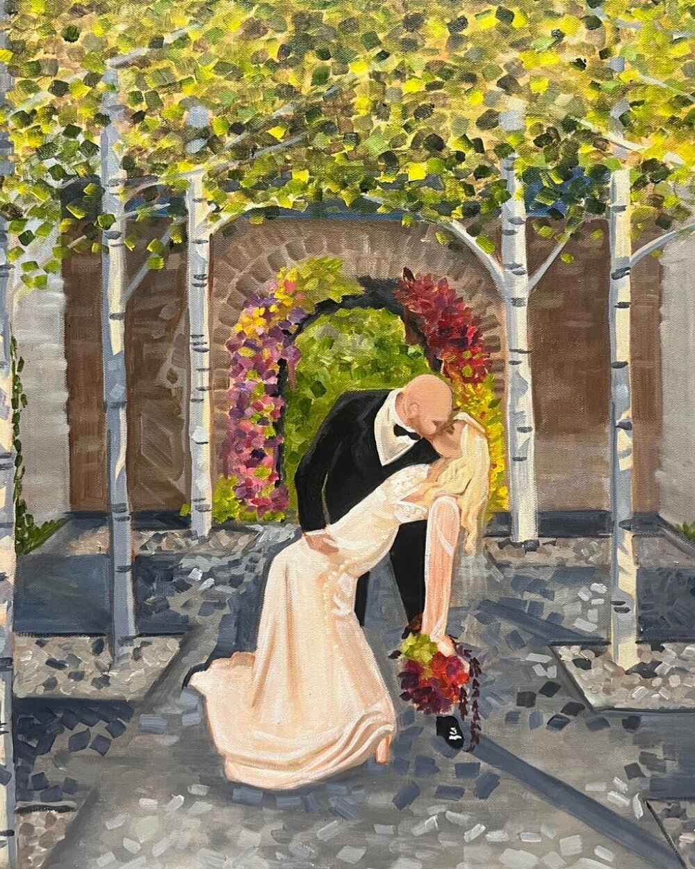 Olivia Andruss Artistry Wedding Live Painting (12)