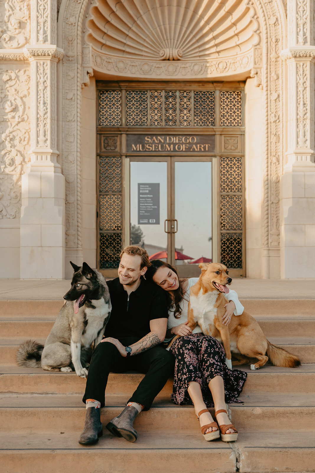 Lexx-Creative-Balboa-Park-With-Dogs-Engagement-6