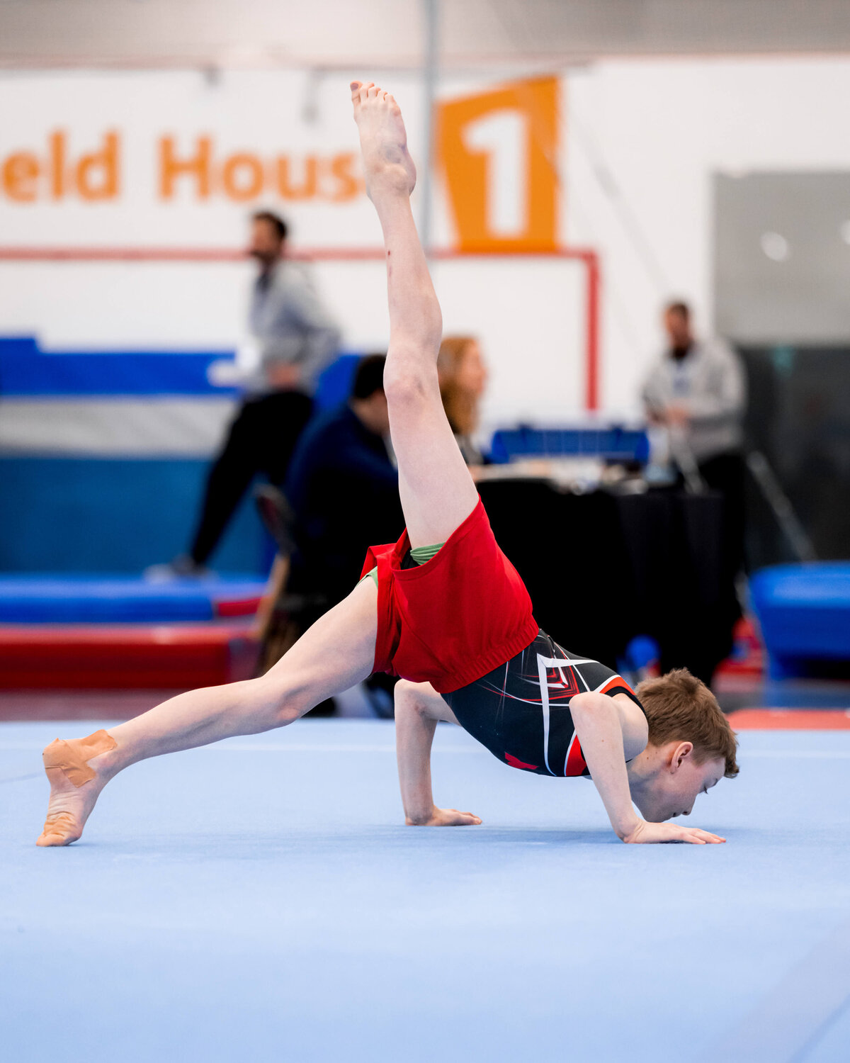Photo by Luke O'Geil taken at the 2023 inaugural Grizzly Classic men's artistic gymnastics competitionA1_00005