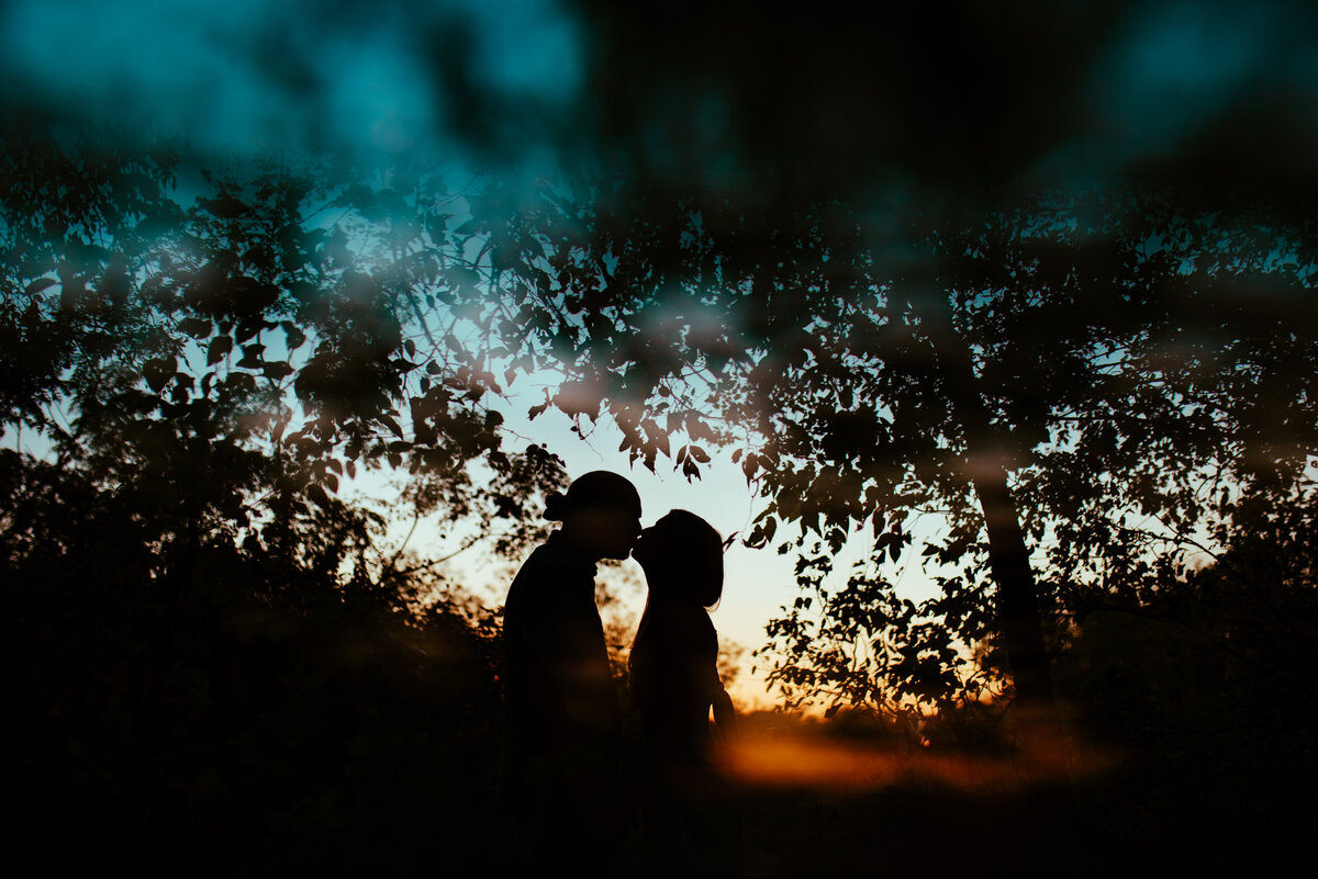 unique prism engagement photo