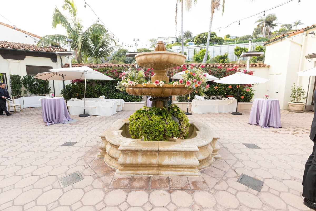 Bel Air Bay Club Spanish Courtyard