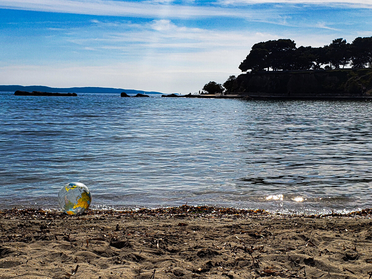 Vintage Feel Beach in Split Croatia
