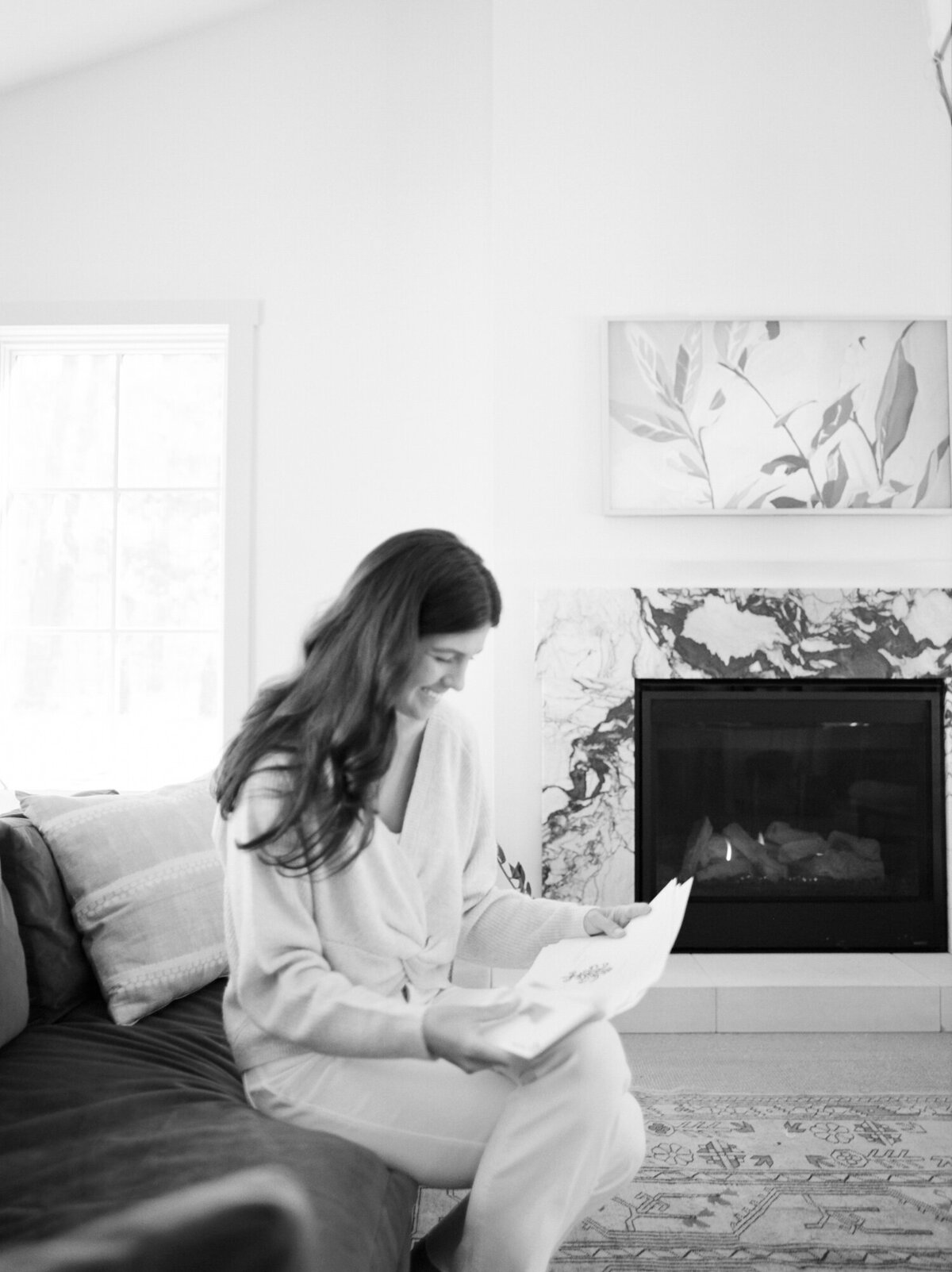 relaxed designer, Lagom Creative works at Fernhaus Northern Michigan, film branding photos for designers