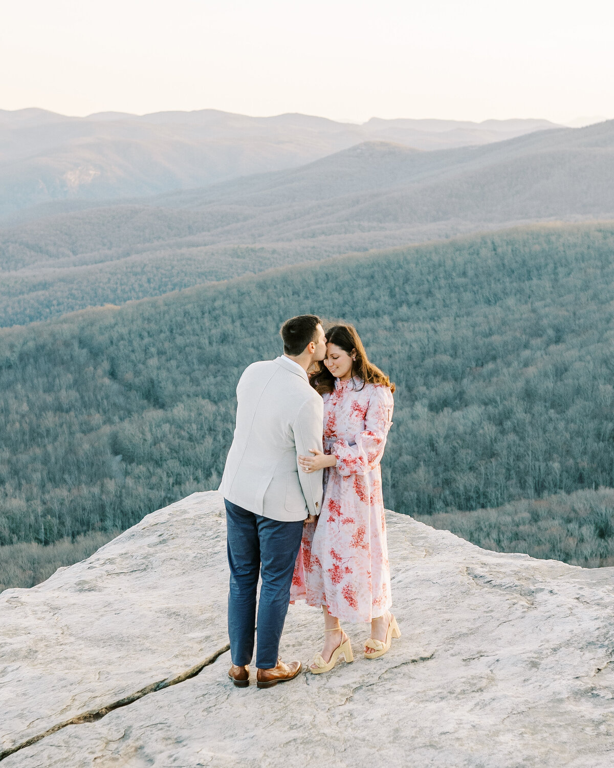The Fourniers | Grandfather Mountain Engagement-104