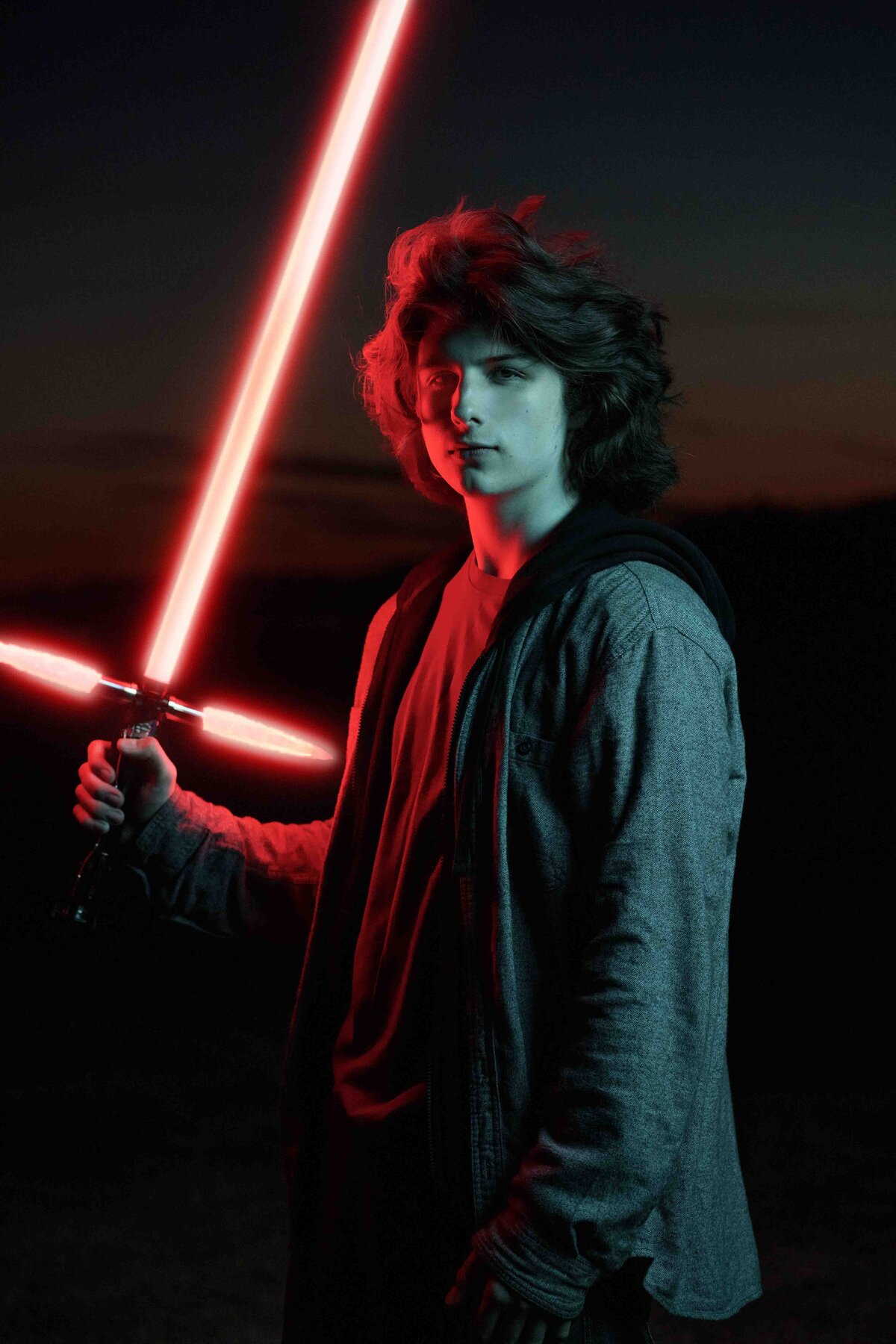 Tacoma Senior Photographer for boys Male Young Men Star Wars Chambers Bay Lana Stewart Studios