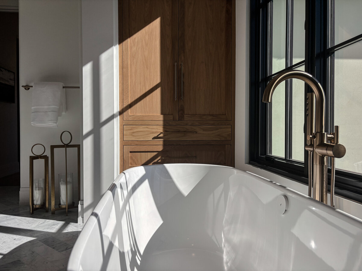 parade of home luxury finishes in bathroom