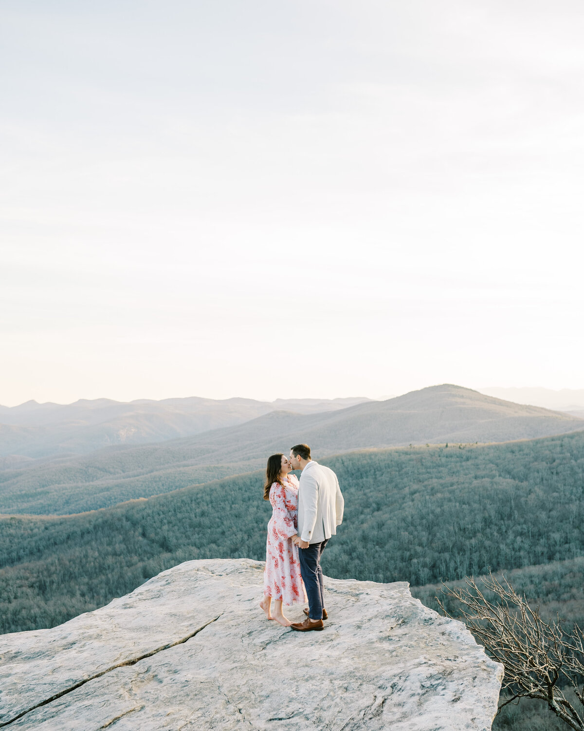 The Fourniers | Grandfather Mountain Engagement-88