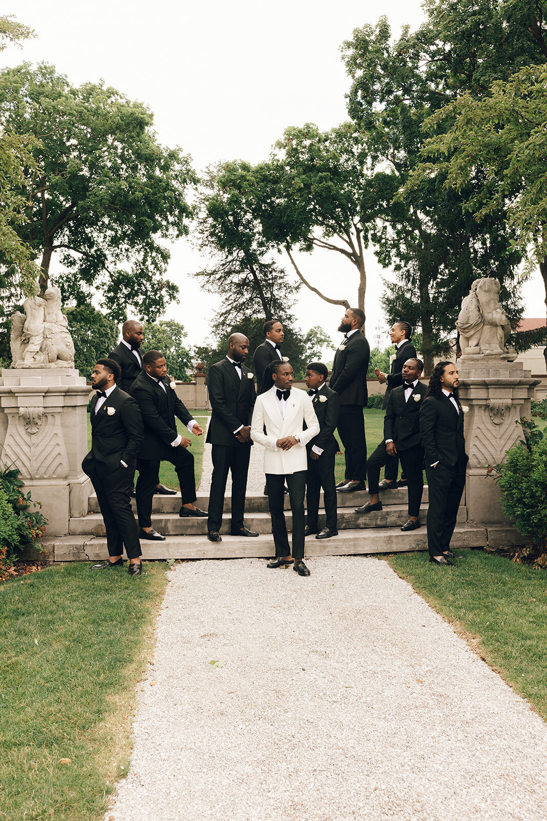 Ariana and Olabode’s luxurious wedding at The Armour House, featuring classic and elegant decor