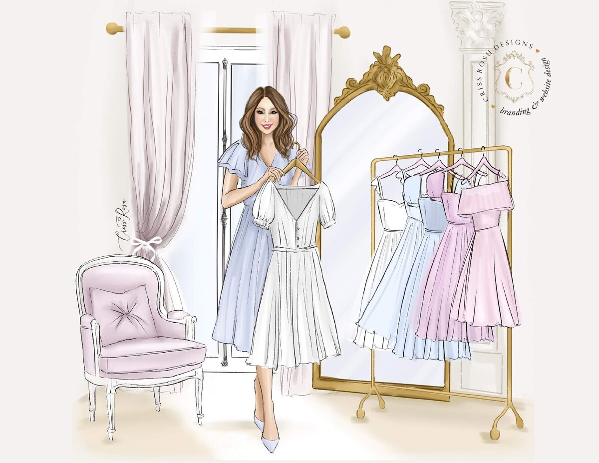 feminine brand design personal stylist19