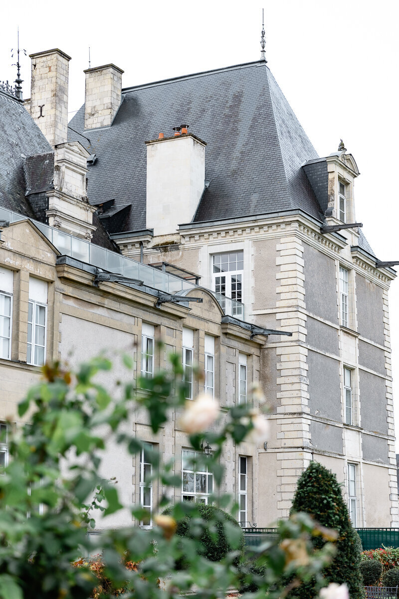 Château de Jalesnes exterior in the Loire Valley, France — exclusive setting for a romantic elopement