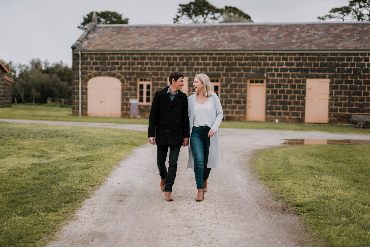 Stephanie+Dale - Werribee Mansion, Melboune, VIC - Engagement Photography - The Beginning -5