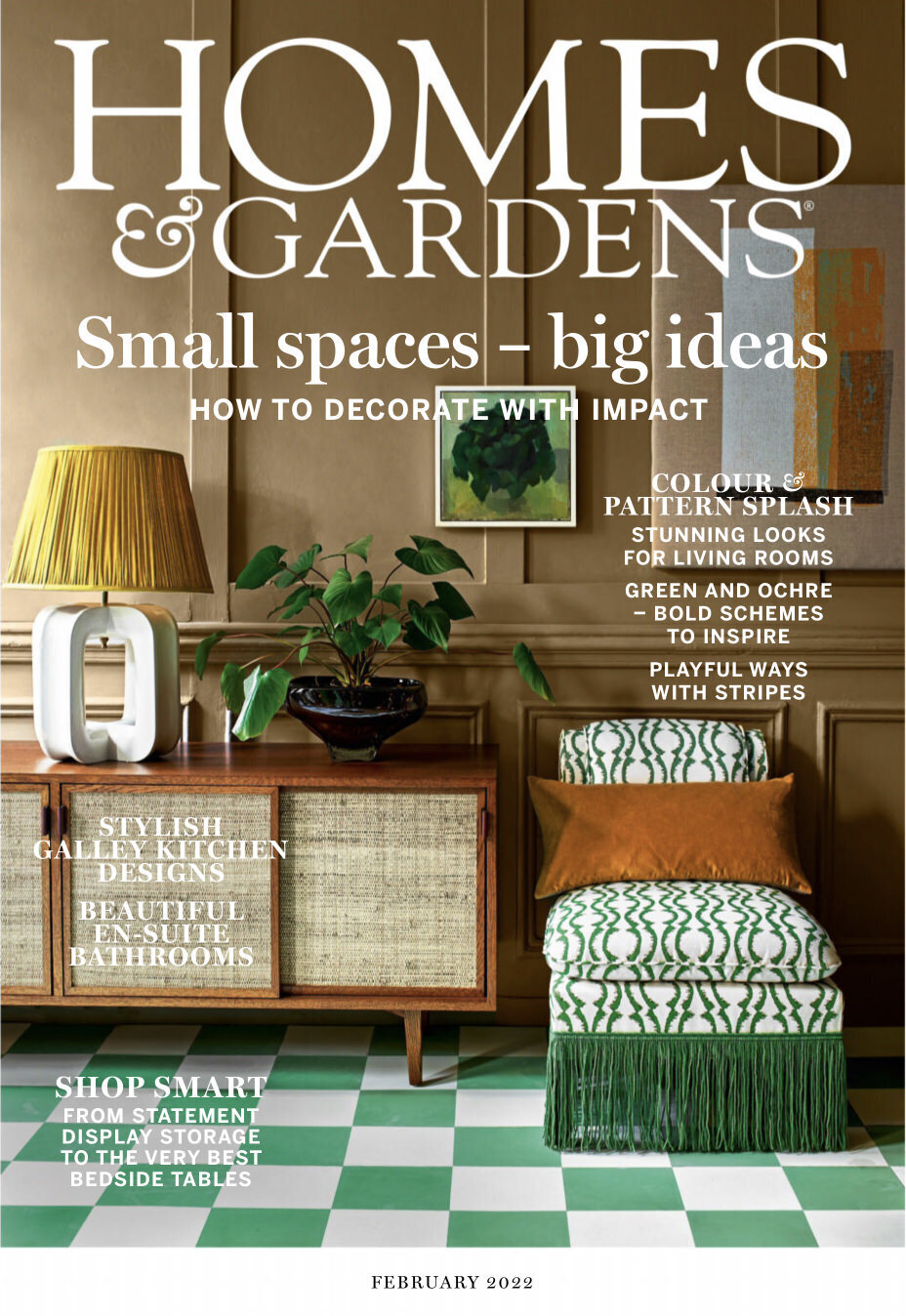 Ali Heath Feature_Homes & Gardens_James Watts_Feb2022_Cover