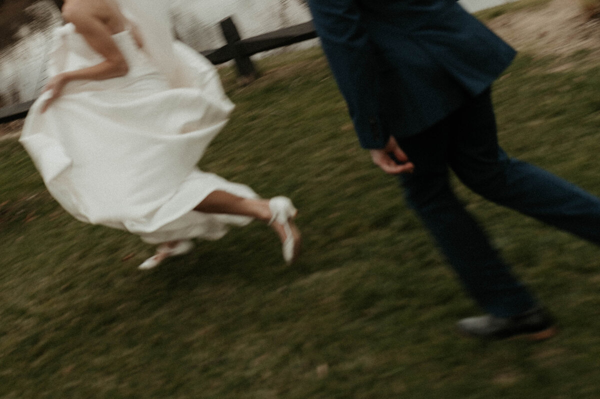 Motion blur wedding photography