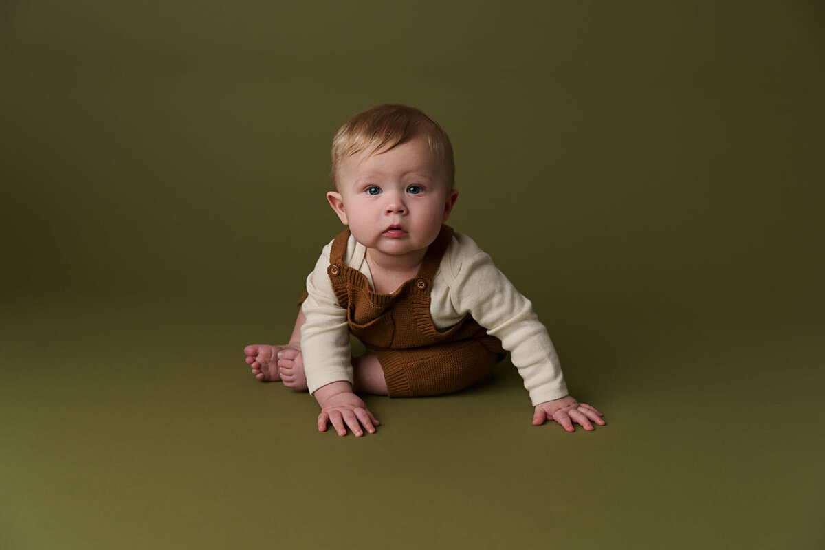personality portraits children's milestone session at newport news virginia studio