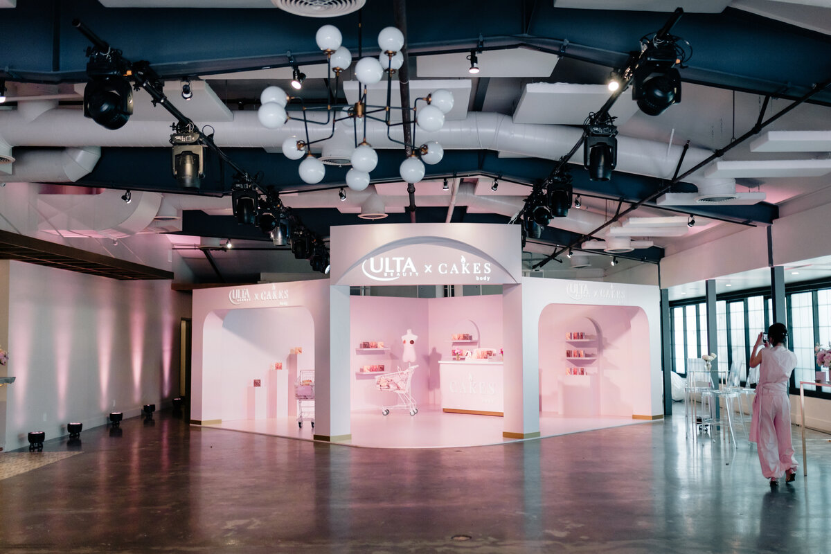 Cakes Body influencer event by The Works Collective | experiential event design in Los Angeles.