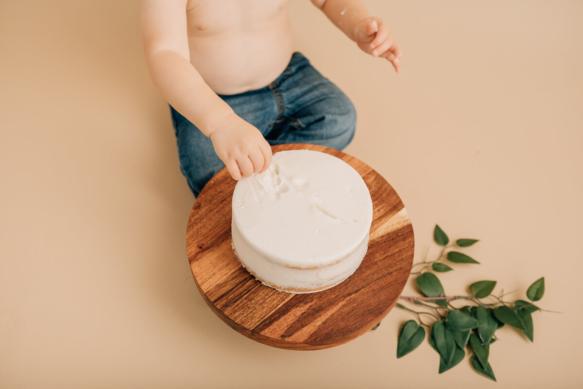 CT Cake Smash Photographer | Canton, Connecticut