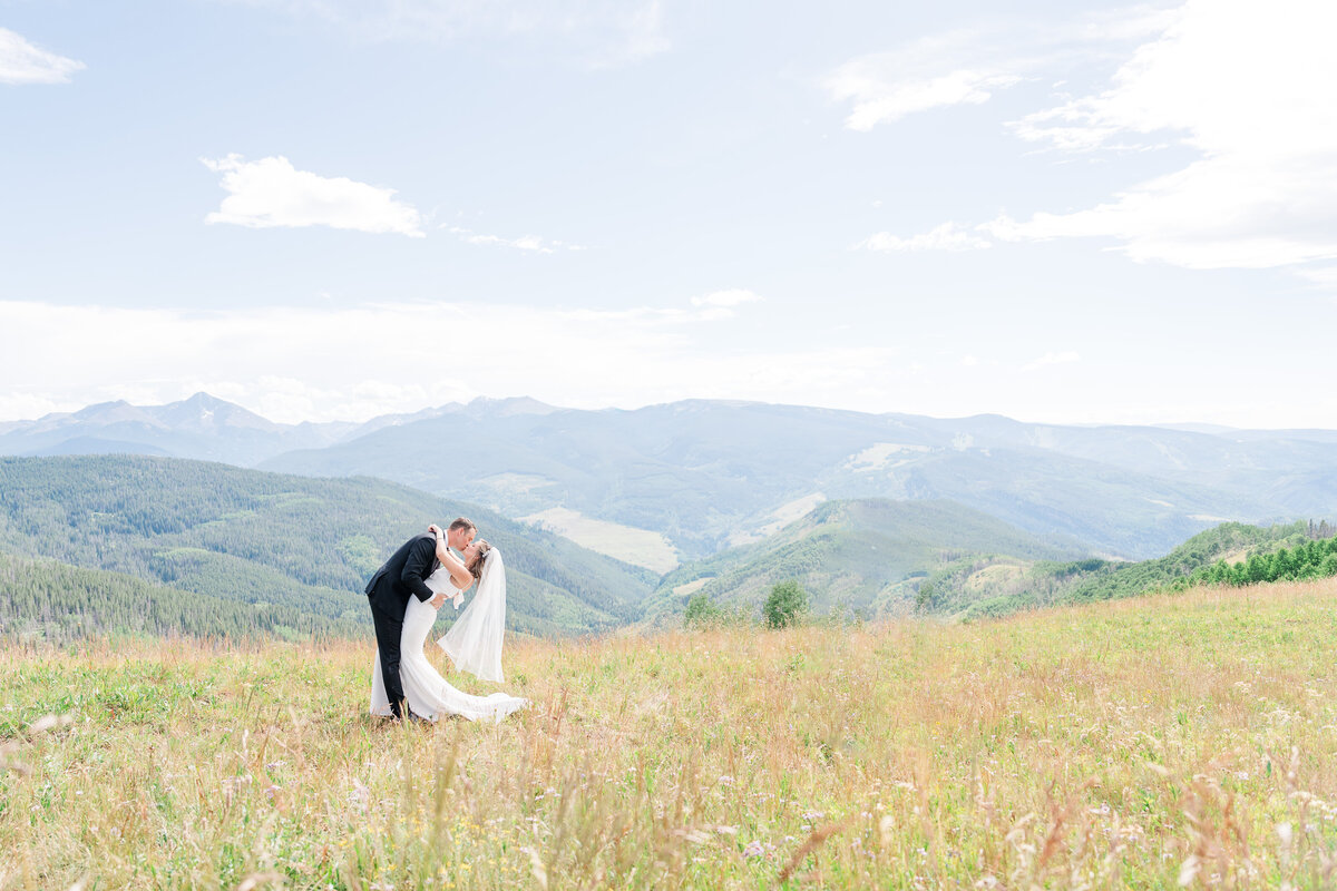 Vail Wedding Deck Mountain Village Romantic Summer Elopement Wedding Ski Lift Elena Spraguer Photography 0014