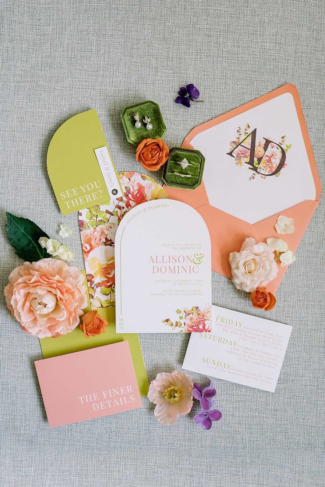 coral-envelope-with-floral-accent