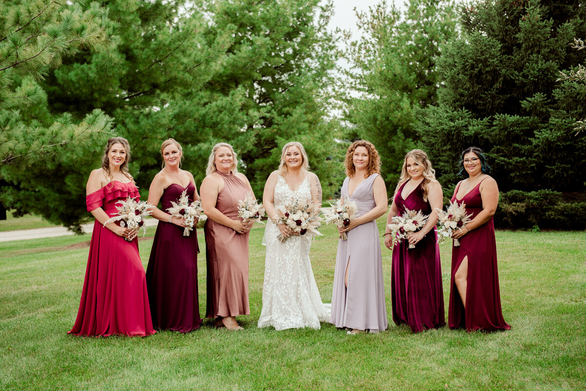 Bridal Party Central Minnesota wedding Photography