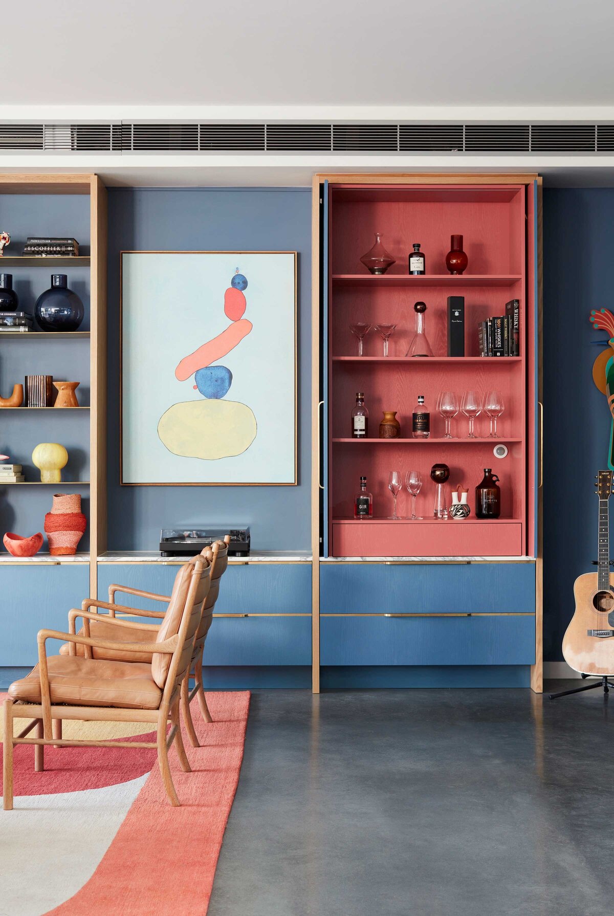 Sydney Inner West Interior Designer Bespoke Colour Joinery