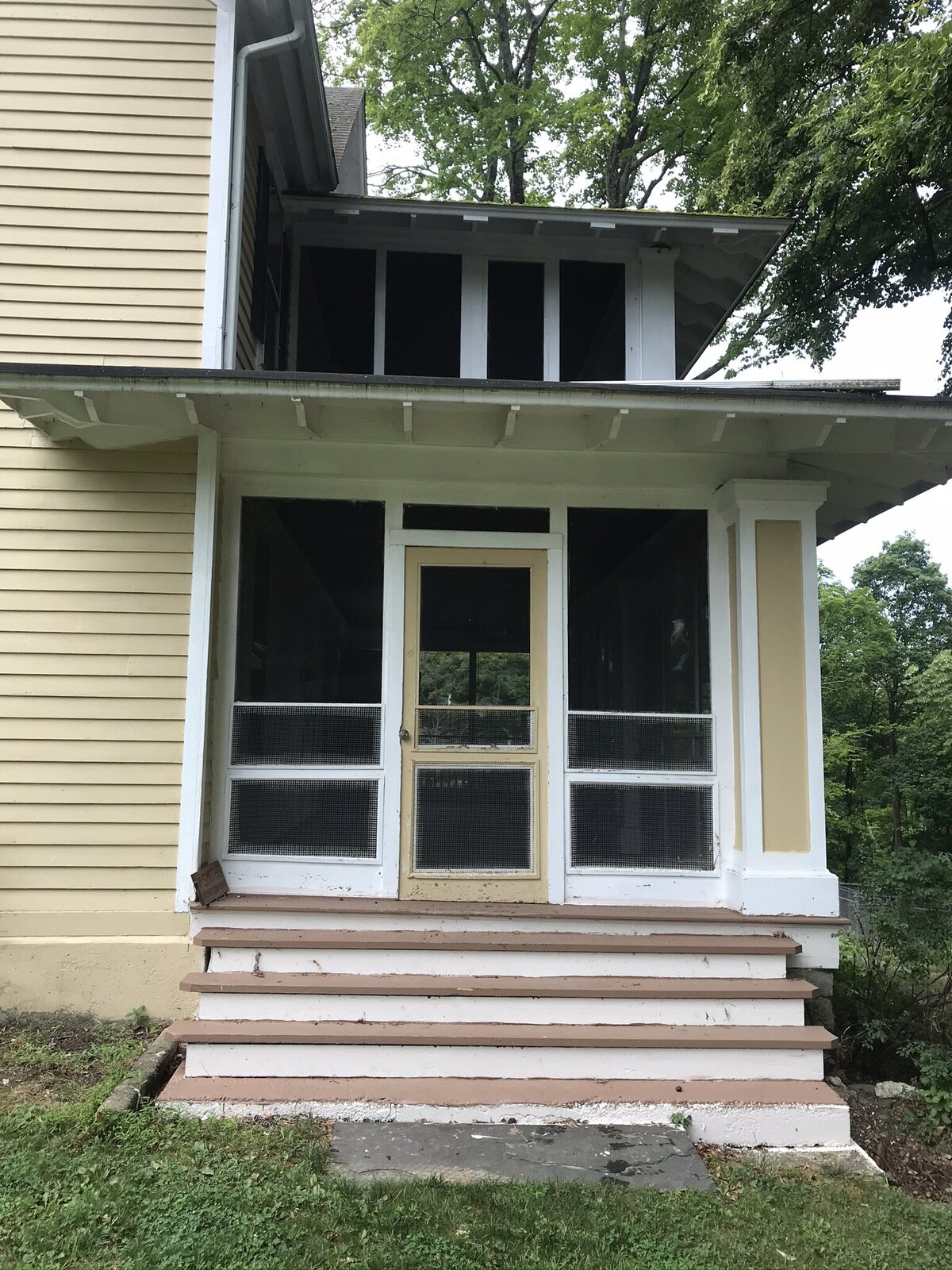 Side of mt house before