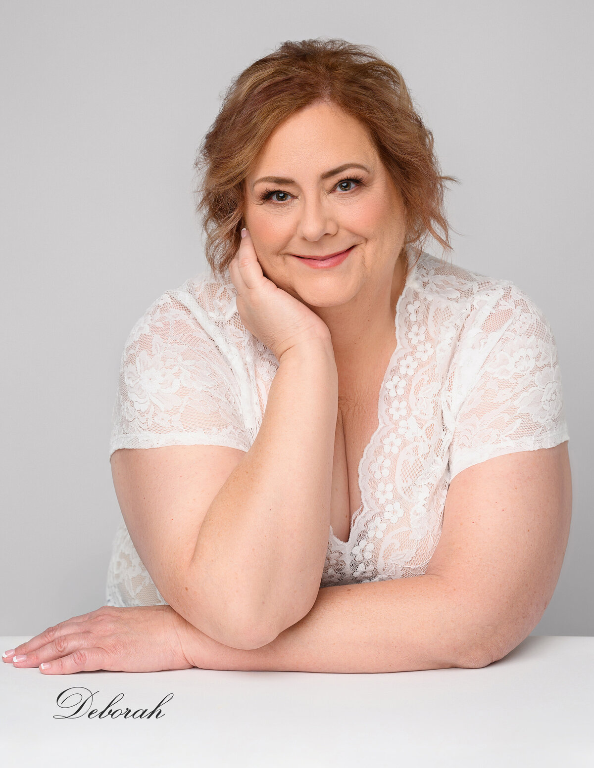 40 Over 40 by Leslie Q  Photography - Relaxed studio pose portrait