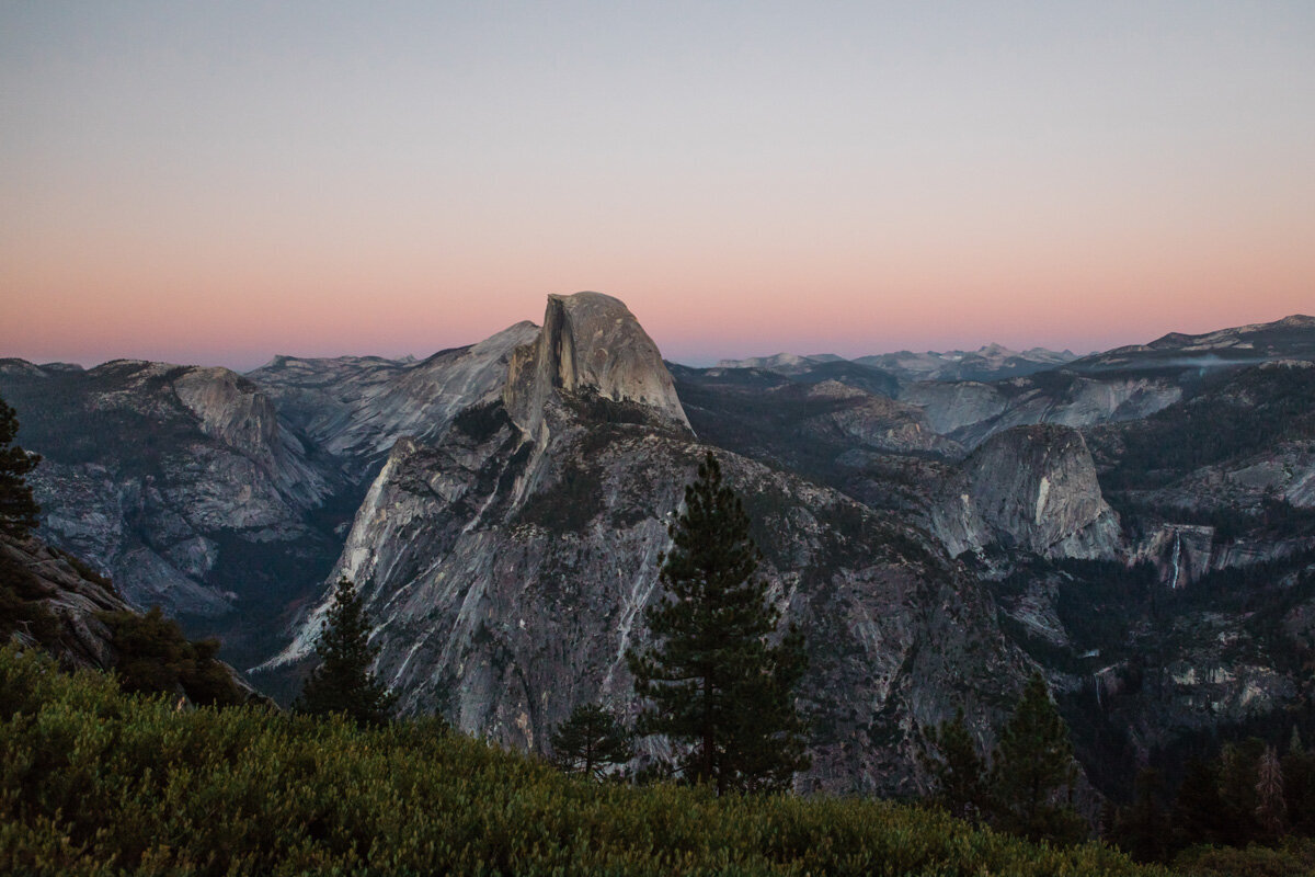 Travel Photography - Half Dome Yosemite