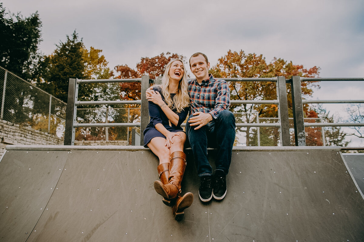 Leah Redmond Photography Wedding Couple Engagement Portrait Lifestyle Milwaukee Wisconsin Moody Natural Photographer Dark Architecture Architectural30
